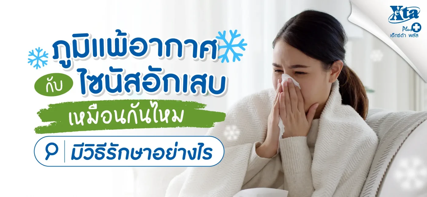 ภูมิแพ้อากาศ กับ ไซนัสอักเสบ เหมือนกันไหม? มีวิธีรักษาอย่างไรบ้าง?